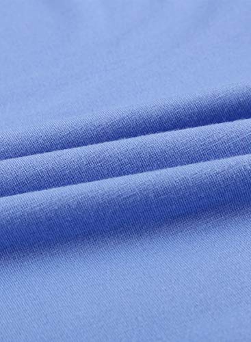 Ecokauer Girls Casual Tunic Tops Knot Front Long Sleeve Loose Soft Blouse T-Shirt Size 4-134