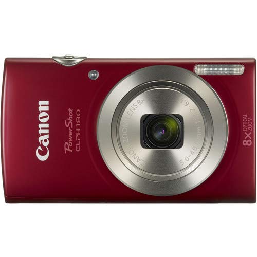 Crystal Canon Elph 180 Point and Shoot Camera Bundle (Red Bundle) - Thumbnail 3