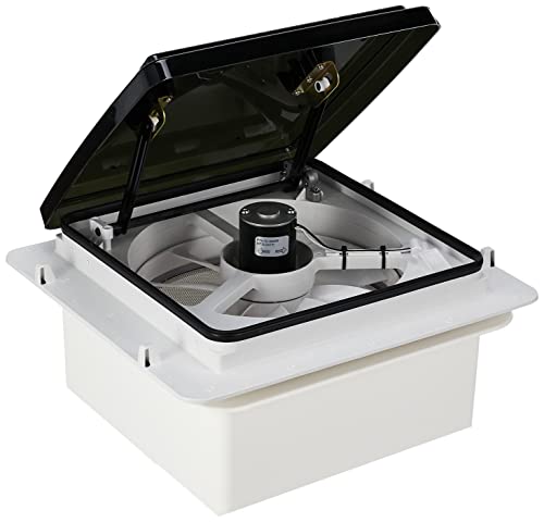 Maxxair 00A04401K Smoke Roof Top Maxxfan With Mounting Tabs #TOP2