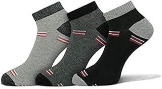 Softfabric Ankle Socks Mens Trainer 3 Pairs Sport Performance Low Cut