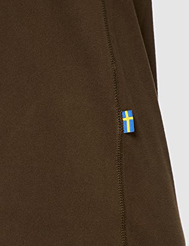 Fjällräven Damen Fleecejacke Skare Half Zip, Dark Olive, S, 89766-633
