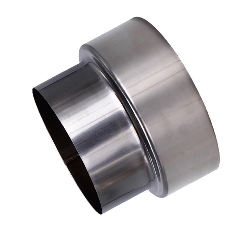 Réducteur tuyau cheminée 8cm 6cm mâle femelle en acier robuste