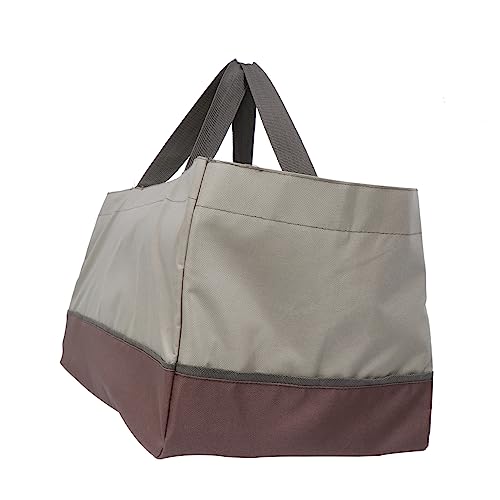 BATHVEVE 1Pieza Bolsa Gran Capacidad de Oxford Resistente para Almacenamiento de Troncos y Madera para Uso Exteriores