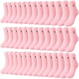 Chicingyou 10 Pairs Women's Bow Fuzzy Socks Winter Warm Soft Slipper Socks Coquette Stuff Fluffy Thick Cozy Spa Home Sleeping (Pink)