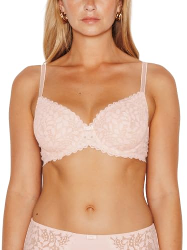 Soutien-gorge ampliforme spacer SUBLime couleur poudre sous un t-shirt