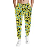 Mens Jogger Pants 80s Outfit for Men Costumes Sweatpants 90s Outfit for Men Funny Rubber Ducks Pants with Pockets Large