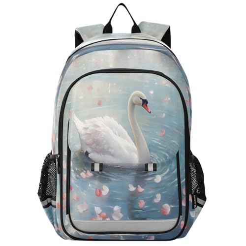 Sac à dos ordinateur enfant cygne ergonomique et imperméable