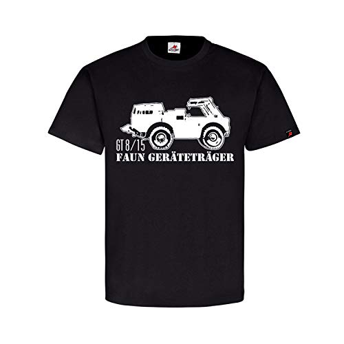 T-shirt militaire Faun 31824 GT noir S fini les vêtements fragiles de rechange