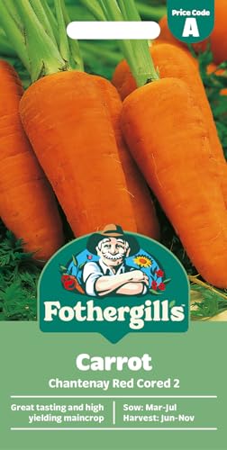 Mr Fothergills Carrot Chantenay 2000 Seeds Mar-Jun Orange