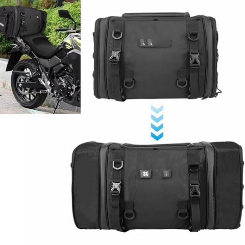 Bolsa de moto universal impermeable para equipaje lateral compatible con Benelli 4