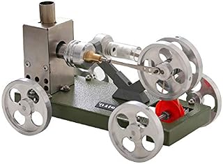 Tooart Stirling Engine kit,Hot Air Stirling Engine Motor DIY Model Car Vehicle Kit Unassembled Education Toy Science Experiment Teaching Aids Gift for Teacher Student Adult Children
