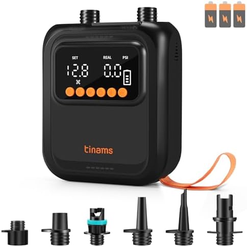 20 PSI High-Pressure Electric SUP Pump with 13500mAh Rechargeable...
