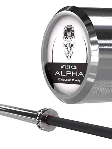 ATLETICA Alpha | Cyborg Bar | Weightlifting Bar | Appositamente progettato per il sollevamento pesi | 50 mm Olympia bilanciere | 20 kg
