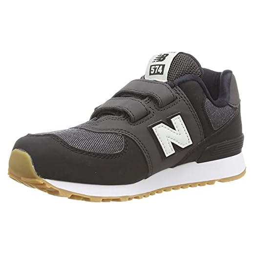 New Balance unisex barn YV574DMK_33 sneakers, svart, EU