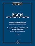 Bach: Ich hatte viel Bekümmernis, BWV 21 - Cantata for the 3rd Sunday after Trinity (Study Score)