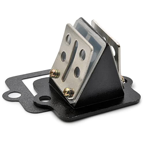 Easyboost Boite à Clapets Type Origine pour Piaggio AC-LC Typhoon Zip NRG pour Carburateur 12-14-16-17.5-19-21mm