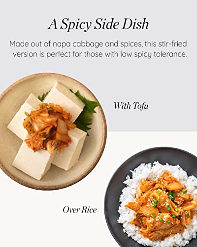 SEMPIO Canned Kimchi Stir-Fried – Ready-to-Eat Traditional Korean Spicy Fermented Napa Cabbage for Rice Bowls, Ramen, Eggs, Bibimbap, Grilled Meats​ (Pack of 1/5.64oz / 160g, Vegan, Gluten-Free) - Thumbnail 6