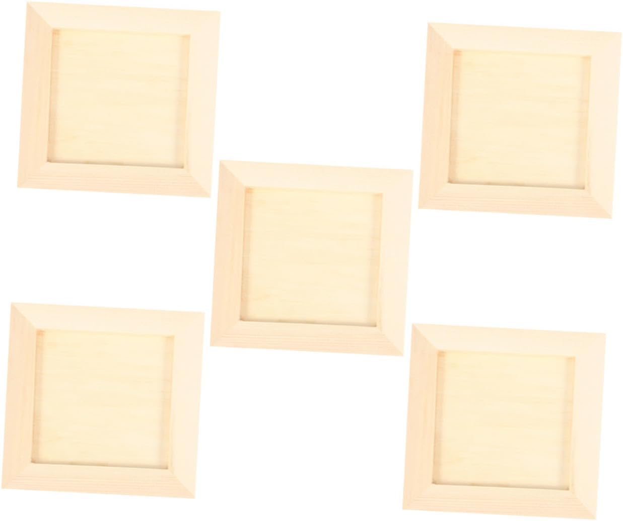 Children's DIY Painting Frames 5pcs Wooden Picture Frame Set