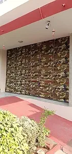 Sarkanda Handicrafts Waterproof Roller Blinds with 95% Sun Blockage & Vision Blockage Corded Roller Curtains Water Proof for Outdoor Balcony Pre Assembled Blinds (5/7 Ft)