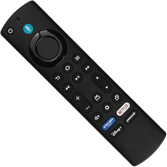 Replacement Remote fit for Hisense Smart TV with Voice Control (Model ERF3C84H 1344) - 4 Preset App Buttons - Bluetooth Pairing Required