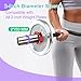 4ft EZ Curl Bar, Heavy-Duty Curling Bar Olympic Barbell for Strength Training, 400LB Load Capacity, Arm Muscle Workouts Bar, Compatible with 2-Inch Weight Plates, Black, Ideal for Home and Gym
