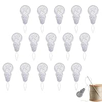 YUGUOLAN 15 Stück Nadeleinfädler Für Nähmaschinen, Einfädelhilfe Für Nähmaschinen, Fadeneinfädler Für Nadeln, Aluminium Nadeln Einfädler, Für Hand Nähen Und DIY Einfache Stickerei Nadeleinfädle