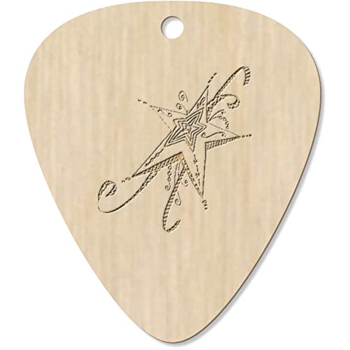Azeeda 7 x ‘Étoile Décorée’ médiator/pic de Guitare (GP00025624) - Les Beatles, Paul McCartney, John Lennon, RIngo Starr, George Harrison Azeeda 7 x 'Étoile Décorée' médiator/pic de Guitare (GP00025624)