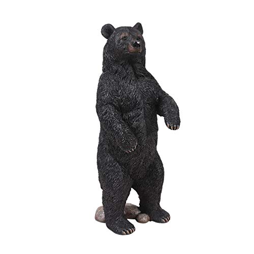 Pacific Giftware 12.25 inches Standing Black Bear Resin Figurine