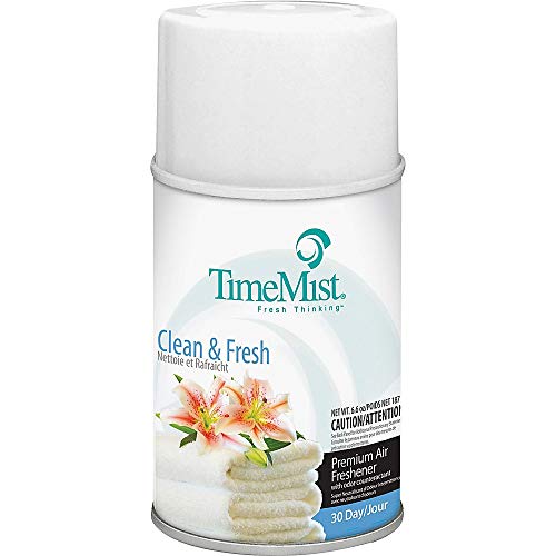 Waterbury Companies 33-2502Tmca Timemist Air Freshener, Premium Meter Refill, Clean N' Fresh, 6.6 Oz. #TOP2