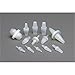 TapeCase Silicone Washer Plugs, 0.140in a x 0.500in b x 0.180in c - 250 (Units/Package)