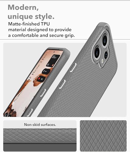 Image of Jkobi Back Cover Case for Nothing CMF Phone 2 Pro (Liquid Silicone | Side Grip | Camera Protection)