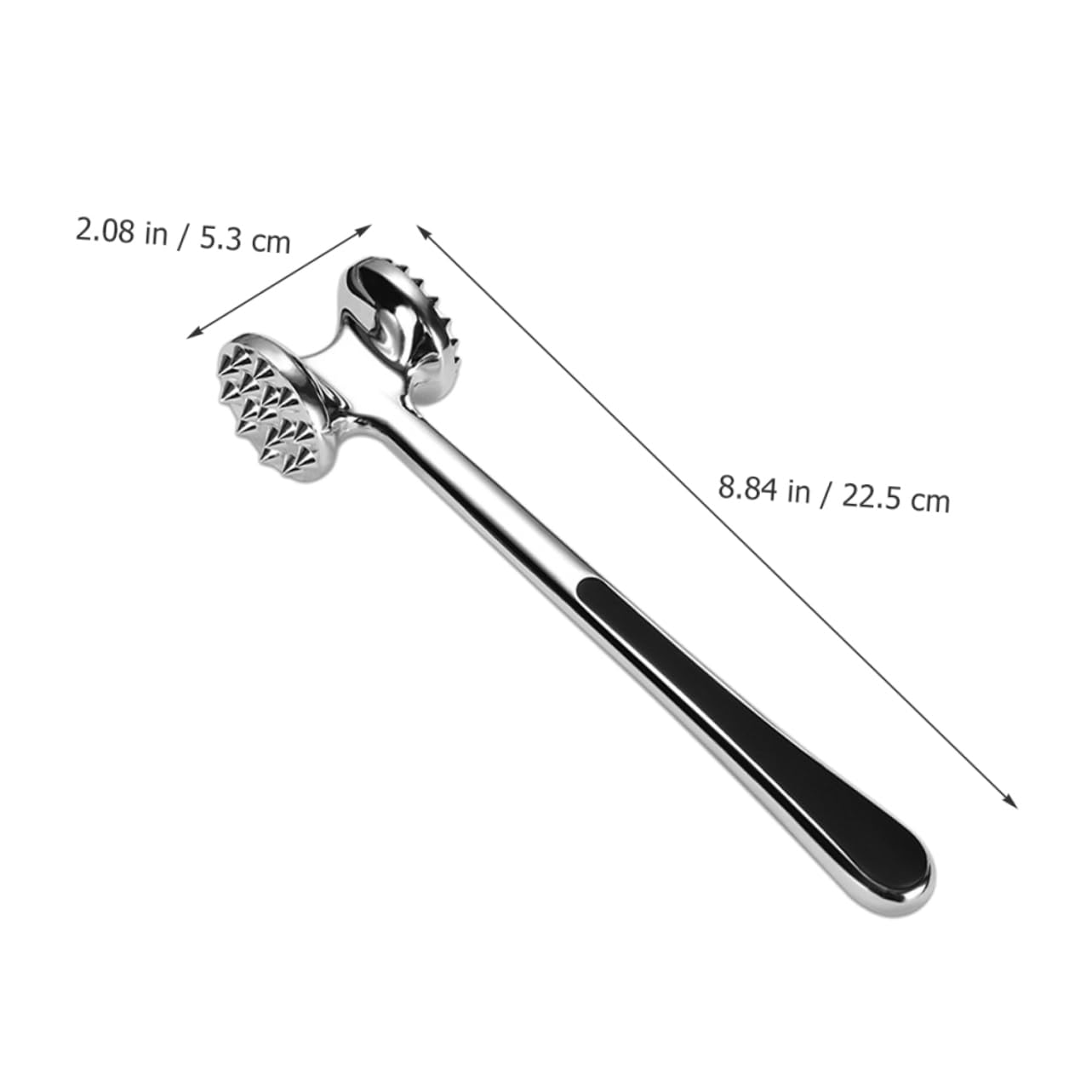 OUNONA 3 Stück Fleischzartmacher Doppelseitiger Hammer Ergonomischer Fleischklopfer für Steak Huhn Rind und zum Zartmachen und Plattieren für Nüsse und EIS Verwendbar