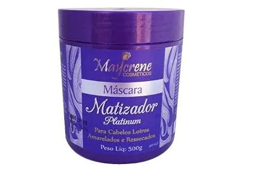 Máscara Matizadora Blond Platinum Maycrene