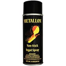 Metallon Non-Stick Ingot Mold Lubricant Spray Releasing Agent Clean Precious Metal Casting Gold Silver Cast Iron Steel Molds