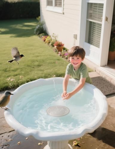 Copper Disc for Birdbath, 0.6mm Thick Pure Copper Bird Bath Copper Disk — view 6