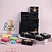 Moukiween 32 PCS Black Soap Boxes for Homemade Soap, 3.54 X 2.36 X 1.18 Inch Soap Packaging Gift boxes with Window, Small Rectangular Soap Wrapping Boxes (Black)