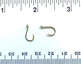 100 Gerry's Tackle 2X Strength Gold Salmon Egg Hooks Size 10