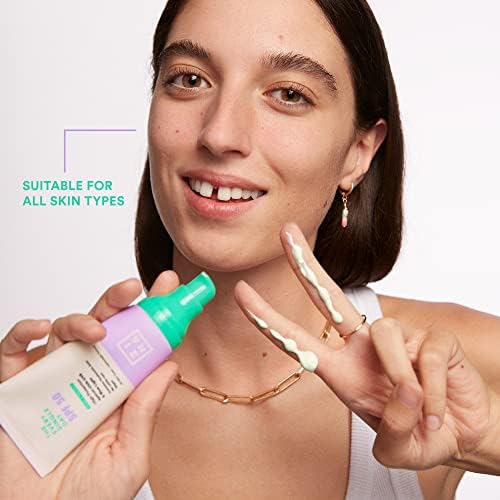 3INA MAKEUP - The Every Single Day SPF50 - Biały - Wysoka ochrona przed promieniowaniem UVA-UVB i światłem niebieskim - Kwas hialuronowy nawilża skórę - Superlekka formuła - Vegan - Cruelty Free