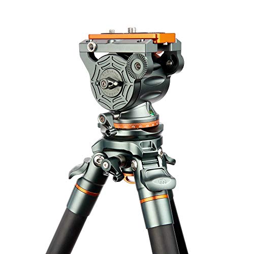 3 Legged Thing Legends Jay Carbon Fibre Levelling Base Tripod - Adjustable Camera And Video Levelling-Base Travel Tripod With 3 Detachable Legs - Metallic Slate Grey (Jaykit-A) #TOP2