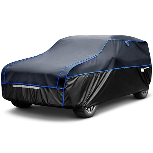 JOYTUTUS Hail Protector Car Cover for SUV (192-201 inch), Thick 5mm EVA…