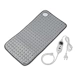 🎅 【Alivia Dolor & Calienta Cuerpo】 Extra grande 30x60cm, salva tu cuerpo de la mala circulación, artritis, útero frío y clima frío. Almohadilla térmica para aliviar dolores de espalda, calambres, para el tratamiento de dolores musculares en cintura, cuello, rodillas, hombros y piernas, postoperatorios y molestias.
