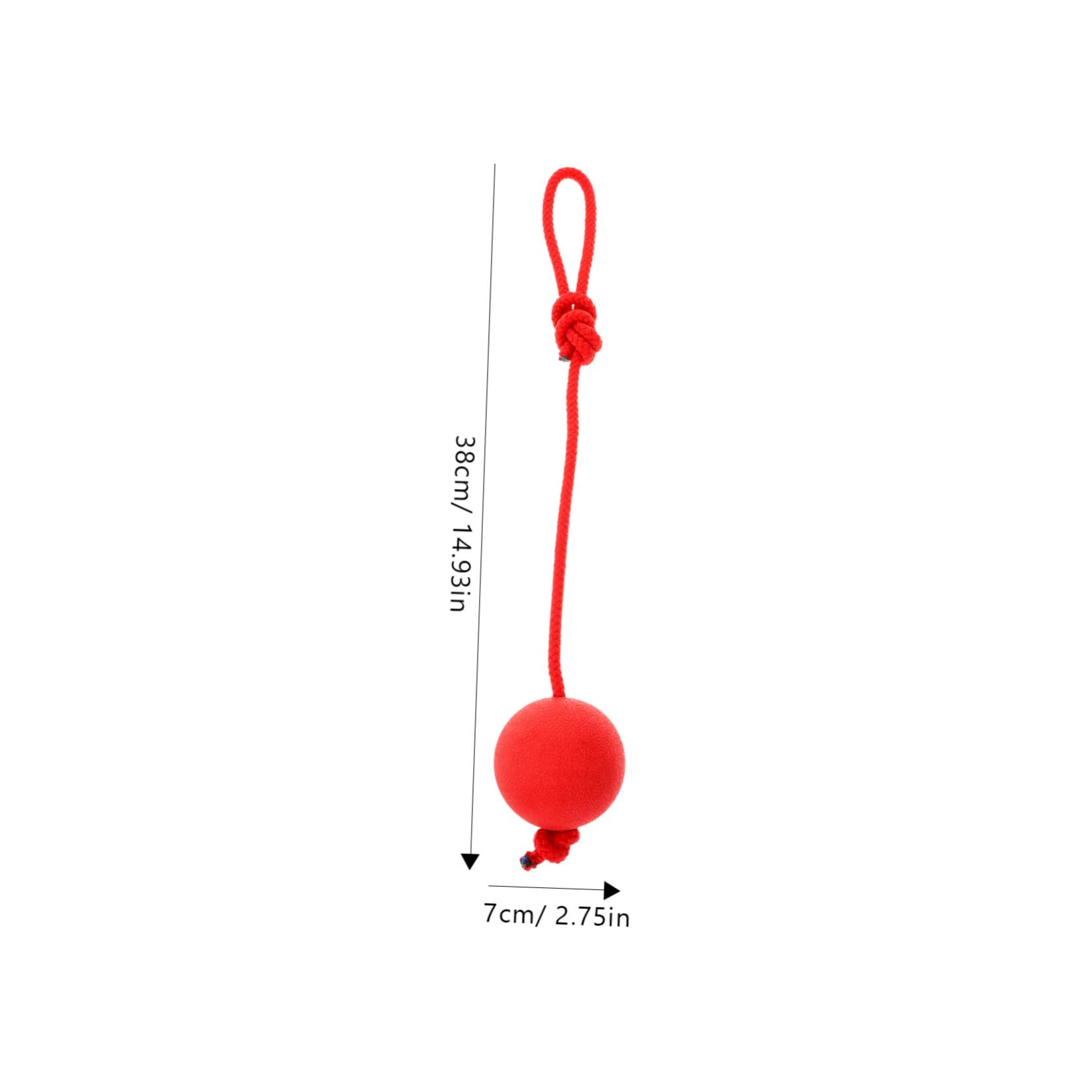 MERRYHAPY Pet Toy Ball Rope Rubber Solid Elastic Ball Molar Training Tool Dog Puppy Play Dog Toys Random Color