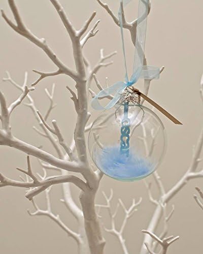 Personalised BABY’S 1st CHRISTMAS glass bauble decoration