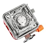 TOYANDONA Fogón De Camping Eléctrico Hornilla De Gas Portátil Estufa De Camping De Metal Plegable Hornilla De Exteriores y Campamentos