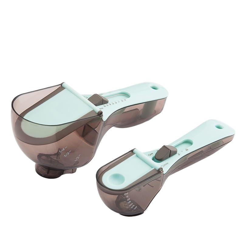 Cuillère doseuse réglable plastique de cuisson à curseur amovible ustensile de cuisine