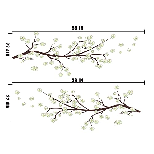 Image of 2PCS Cherry Blossom Car Livery, Japanese Theme Side Car Vinyl Livery, Universal Size, Large Vehicle Graphics, Car Livery (5)