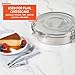 IMUSA 1.5Qt Stainless Steel Flan Mold with Lid, Round Baking Pan for Flan, Cheesecake, Pudding, and Desserts, Silver