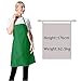 TSD STORY Total 12 PCS Plain Color Bib Apron Adult with 2 Front Pocket (Mixed Colour)