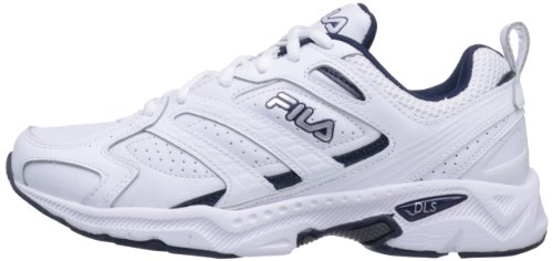 Image of Fila Men's Capture Running Shoe,White /Peacoat /Metallic Silver,7 M US