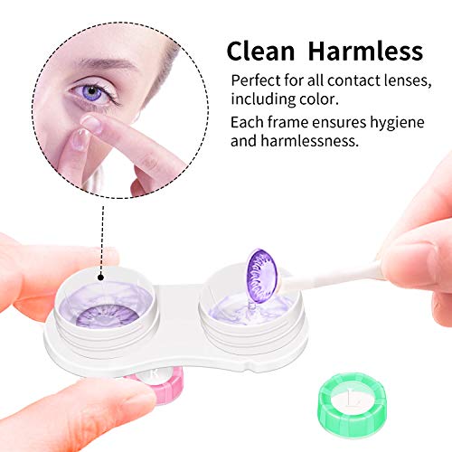 image for SONGSU Contact Lens Case, Sight Savers with Box Container Soak Storage